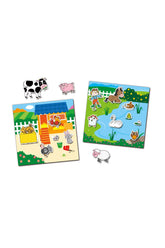 Galt Reusable Sticker Book - Farm 3 Yaş+